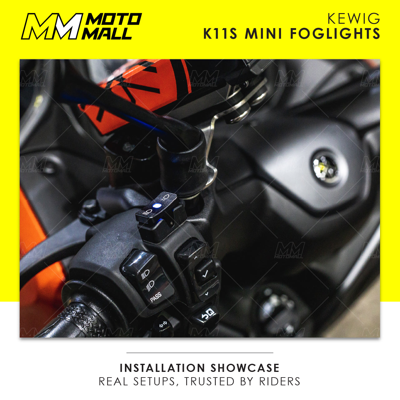 Kewig K11S Small Mini LED Fog Lights System