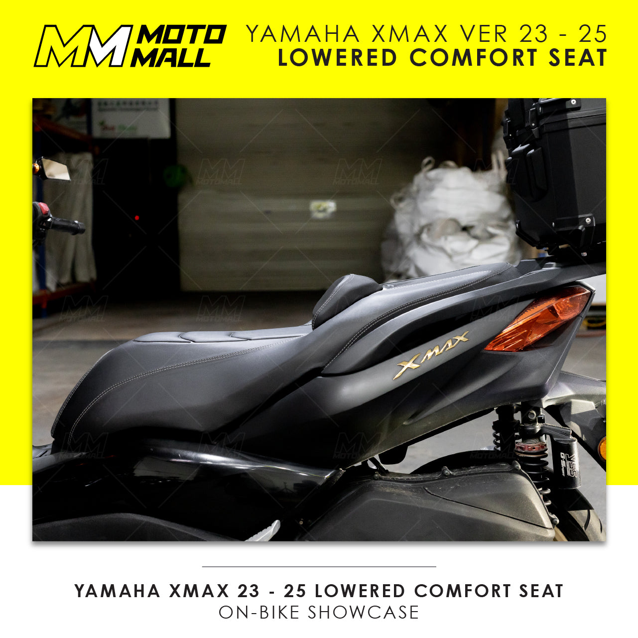 Yamaha XMax 2022- Lowered Comfort Aftermarket Seat