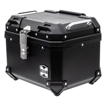 Baxic Small (35L) Black | Lightweight Aluminum-Style Plastic Motorcycle Top Box
