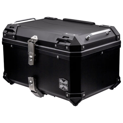 Baxic Extra Large (60L) Black | Lightweight Aluminum-Style Plastic Motorcycle Top Box