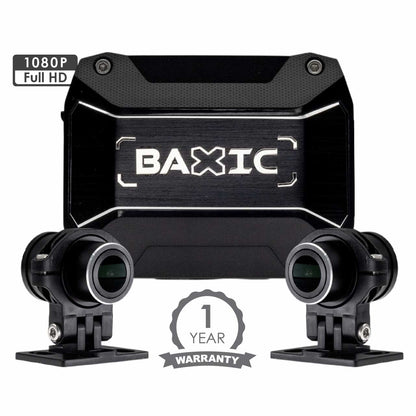 Baxic C-01 Front & Rear Screenless Motorcycle Dashcam