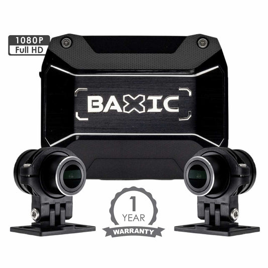 Baxic C-01 Front & Rear Screenless Motorcycle Dashcam
