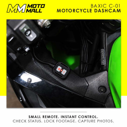 Baxic C-01 Front & Rear Screenless Motorcycle Dashcam