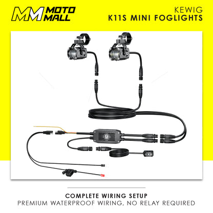 Kewig K11S Small Mini LED Fog Lights System