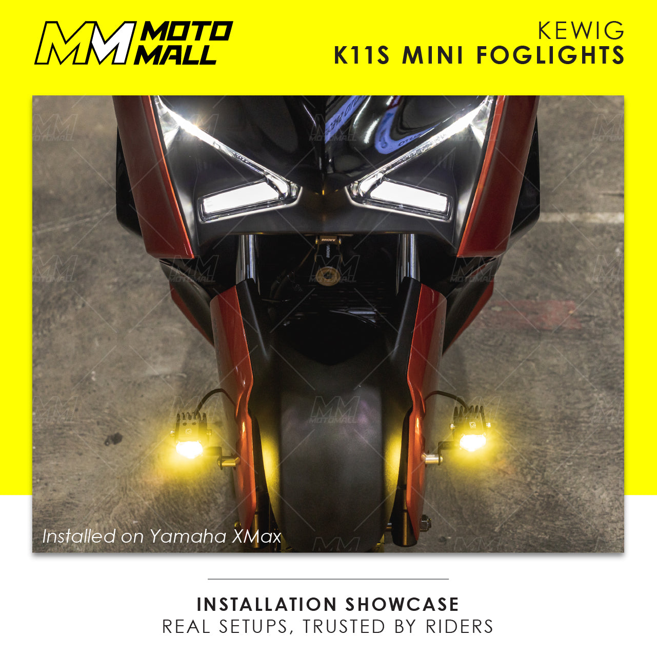 Kewig K11S Small Mini LED Fog Lights System