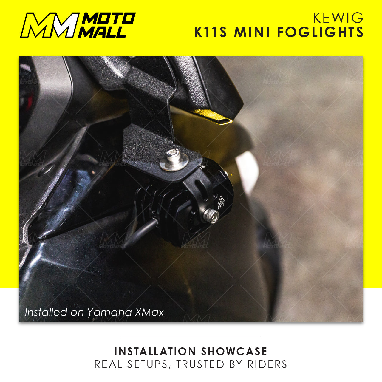 Kewig K11S Small Mini LED Fog Lights System
