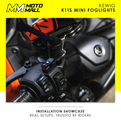 Kewig K11S Small Mini LED Fog Lights System