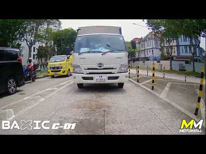 Baxic C-01 Front & Rear Screenless Motorcycle Dashcam