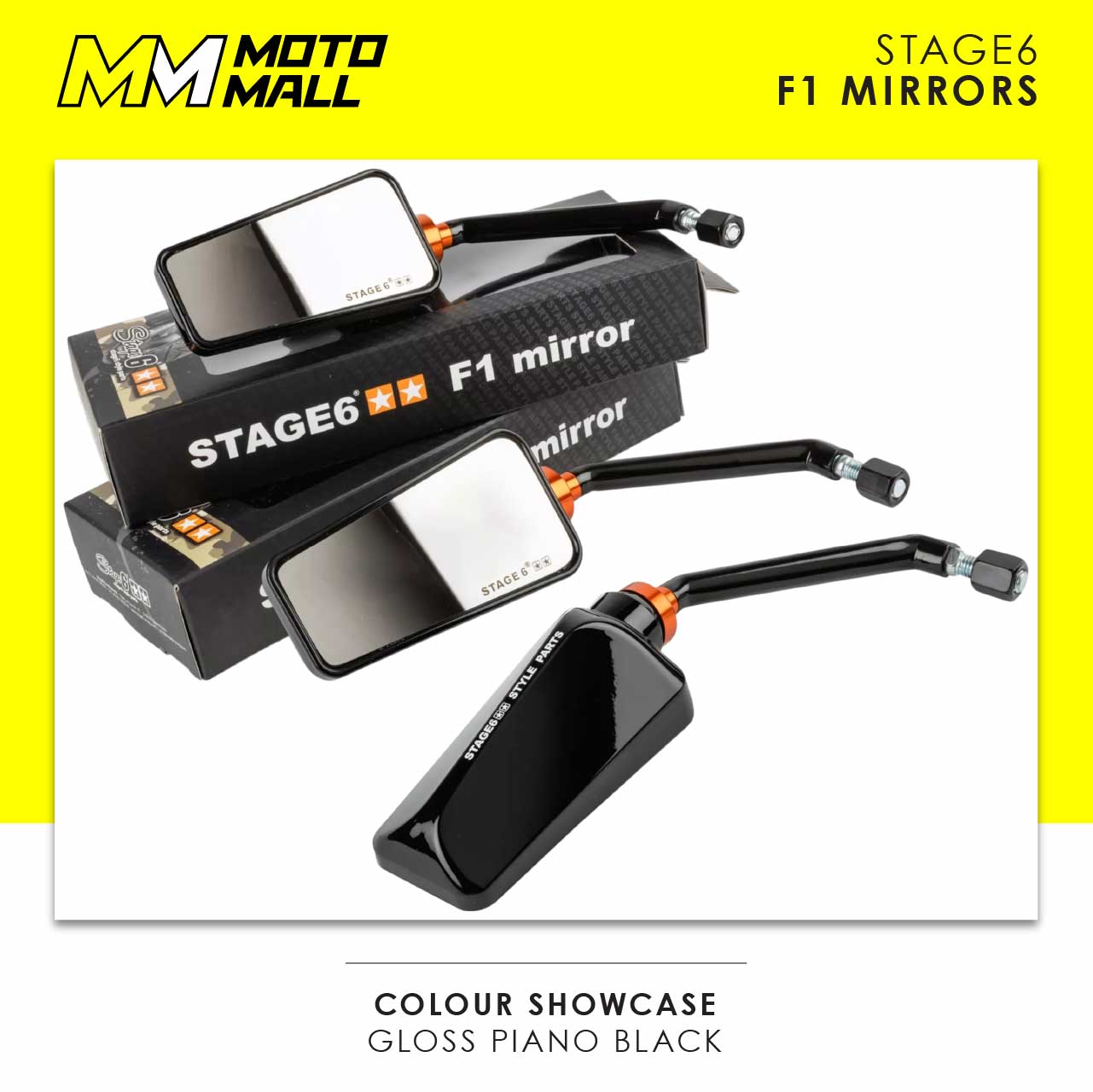 Stage6 F1 Motorcycle Mirrors