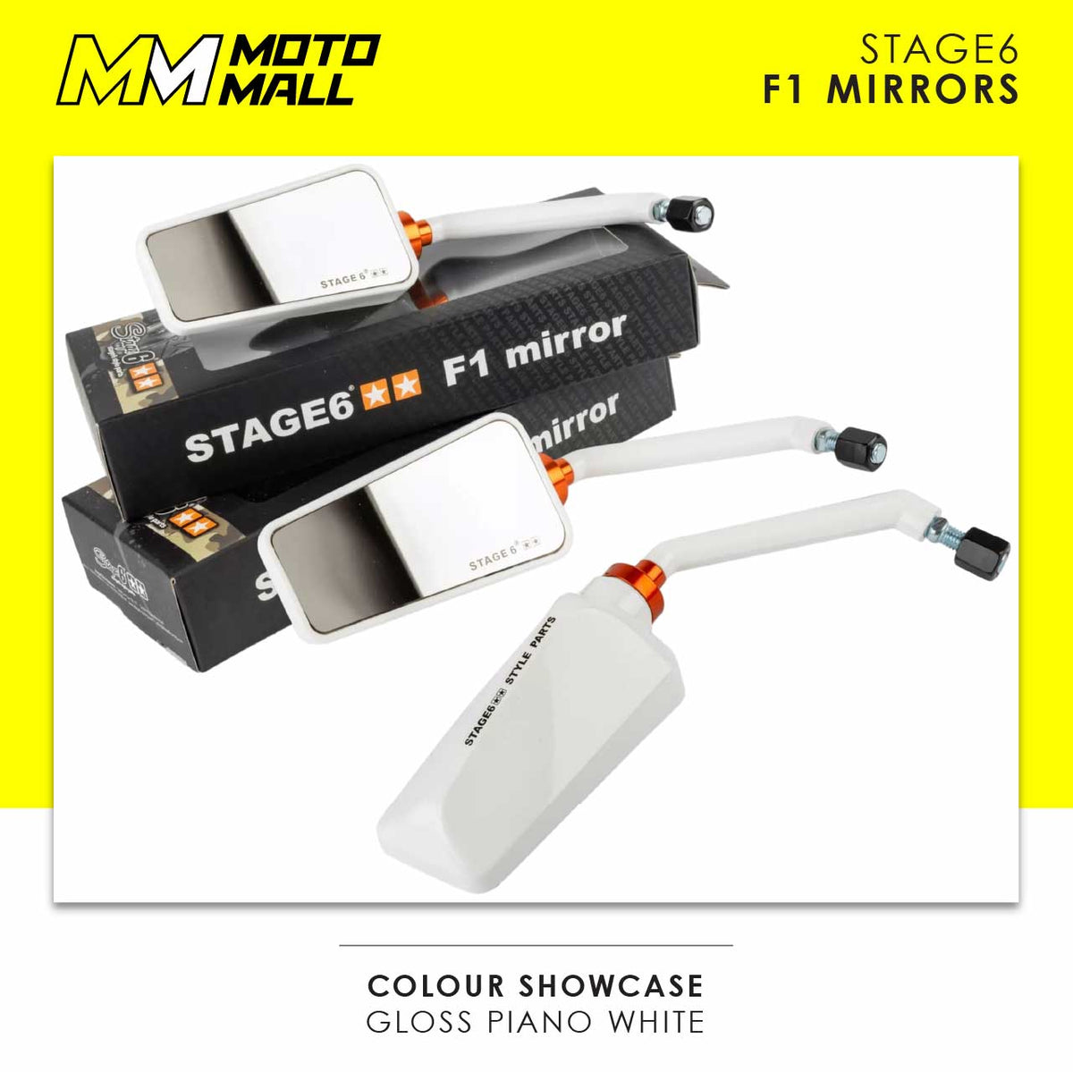 Stage6 F1 Motorcycle Mirrors