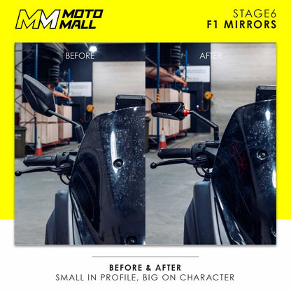 Stage6 F1 Motorcycle Mirrors