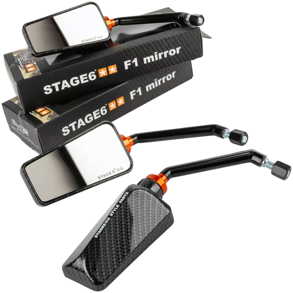 Stage6 F1 Motorcycle Mirrors