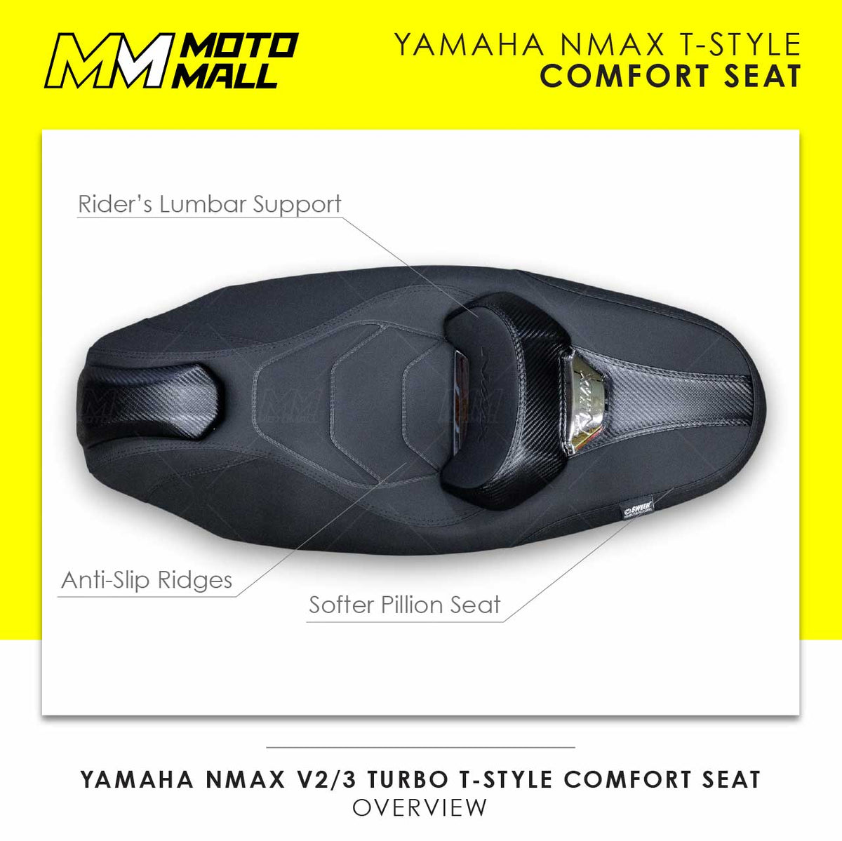Yamaha NMax T-Style Comfort Aftermarket Seat