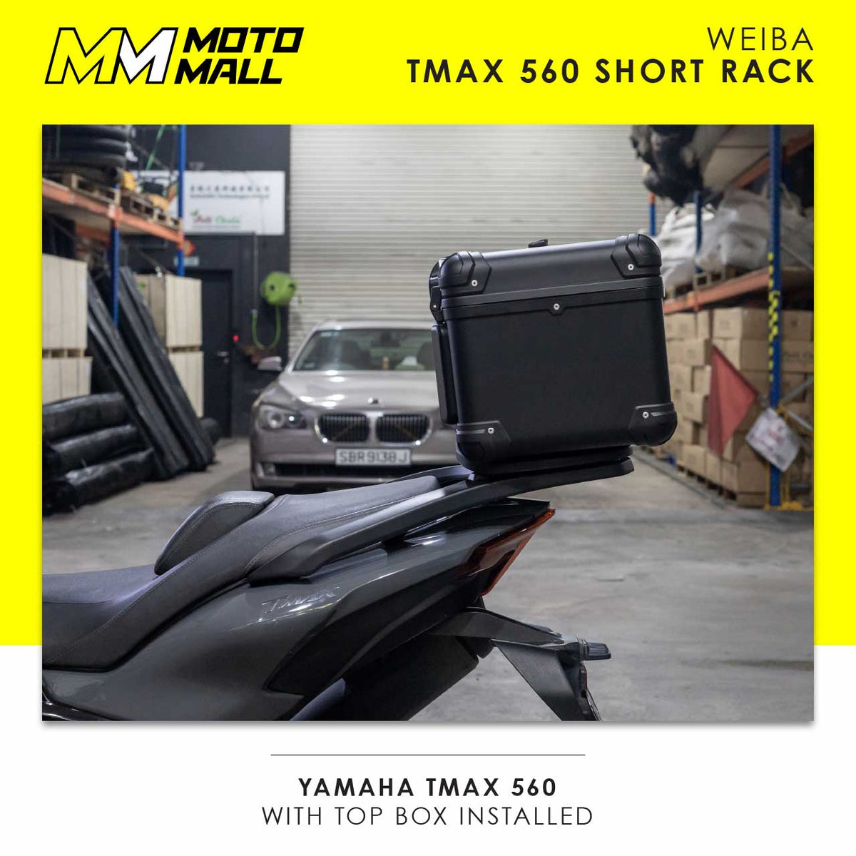 Yamaha TMax 560 Heavy Duty Short Rack