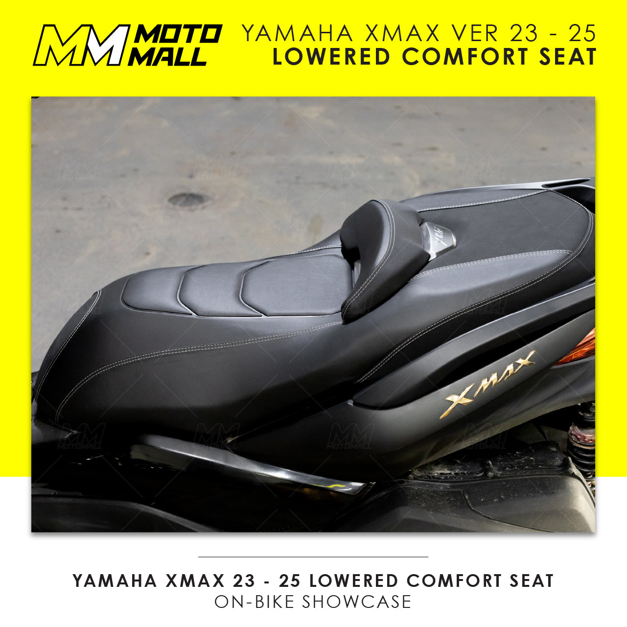 Yamaha XMax 2022- Lowered Comfort Aftermarket Seat